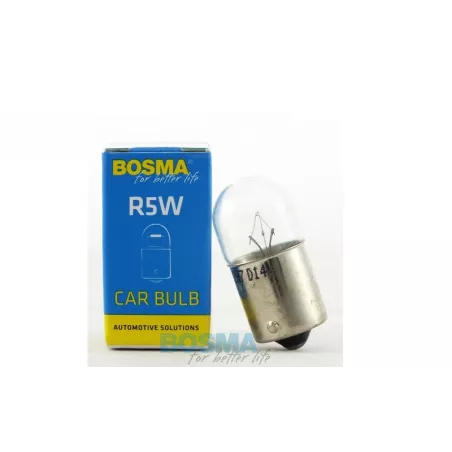 Bosma Bulb 24V 5W R5W BA15S 18x37 (5 Pieces)