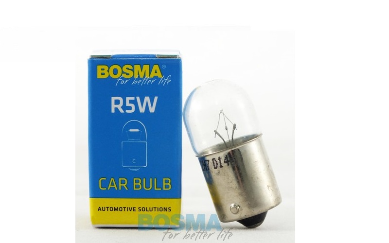 Bosma Bombilla 24V 5W R5W BA15S 18x37 (5 Piezas)