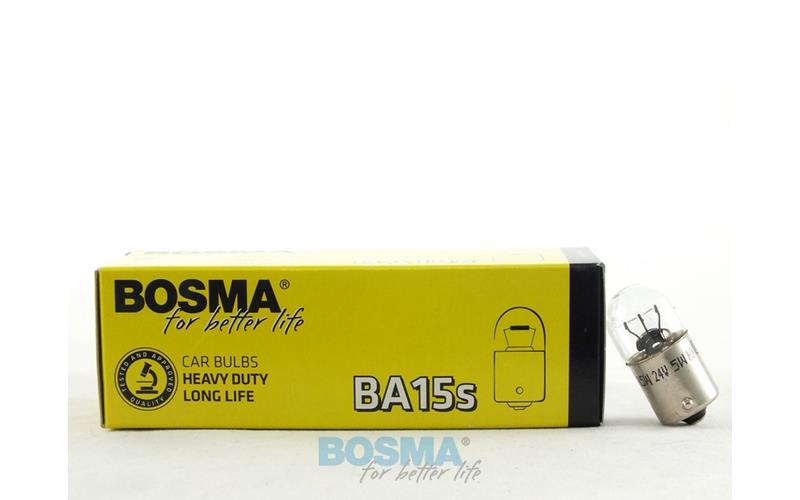 Bosma Bombilla 24V 5W R5W BA15S 18x37 Heavy Duty