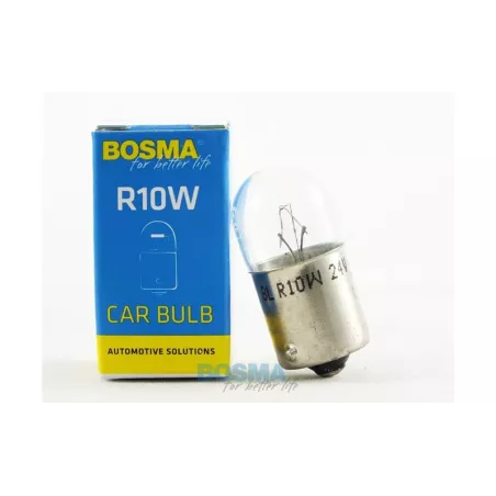 Bosma żarówka 24V 10W R10W BA15S 18x37 (Single Box)
