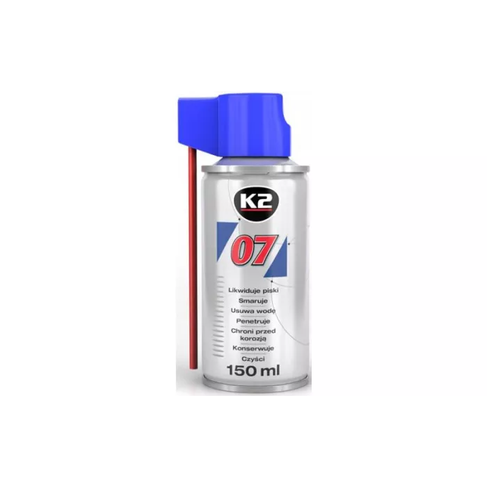 K2 07 Preparat Wielofunkcyjny (Liwkidacja Pisków, Czyszczenie, Ochrona Przed Korozją) 150ml