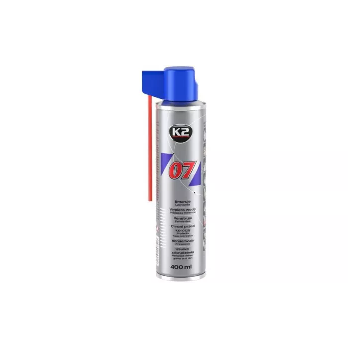 K2 07 Multifunctional Spray (Squeak Remover, Cleaner, Corrosion Protection) 400ml