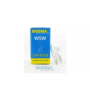 Bosma Bombilla 24V 5W W5W T10 Todo Cristal (Paquete Individual)