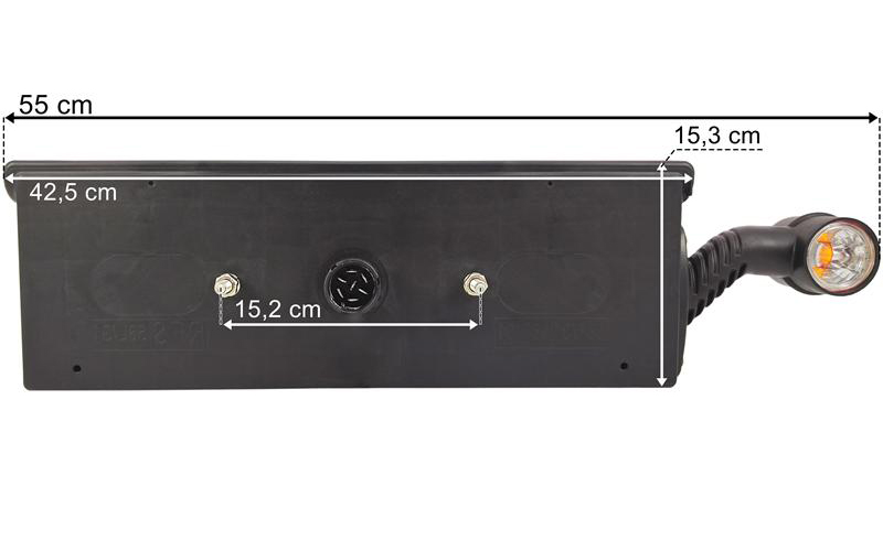 Semi-trailer Schmitz Europoint II Tail Lamp LH With Marker Lamp