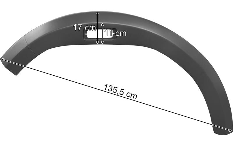 Mercedes SK 1735 Wide Cab Medium Mudguard RH