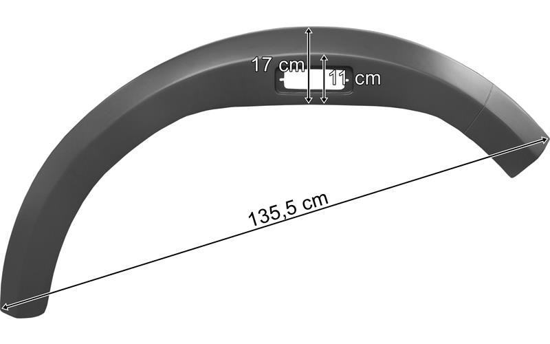 Mercedes SK 1735 Szeroka Kabina Nadkole średnie Lewe