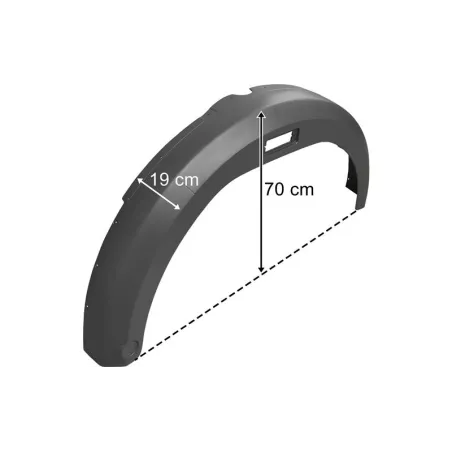 Mercedes SK 1735 Wide Cab Long Mudguard RH