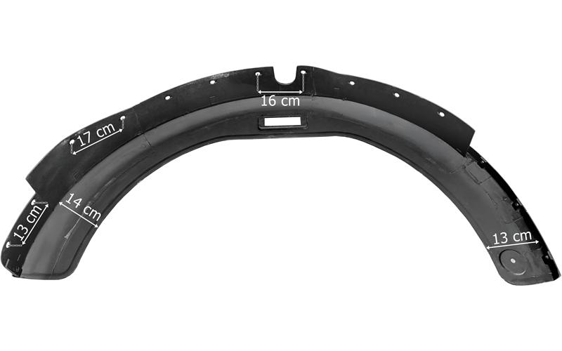 Mercedes SK 1735 Wide Cab Long Mudguard RH