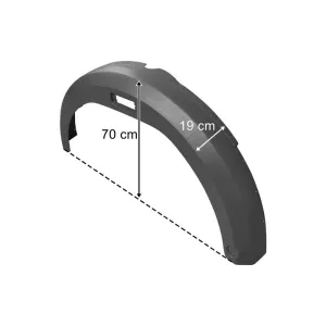 Mercedes SK 1735 Wide Cab Long Mudguard LH