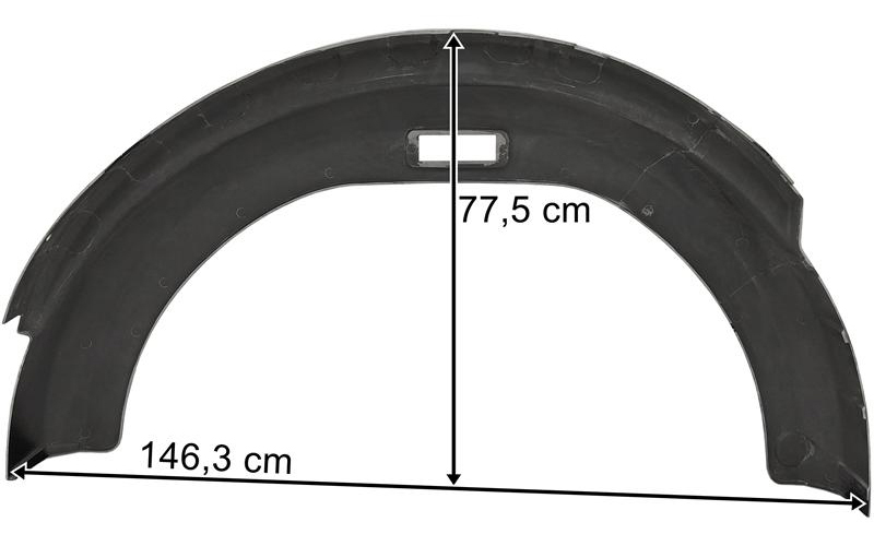 Mercedes SK 1735 Nadkole Długie Prawe (Wąska Kabina)