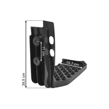 Mercedes SK Marchepied Suspendue Gauche (385mm)