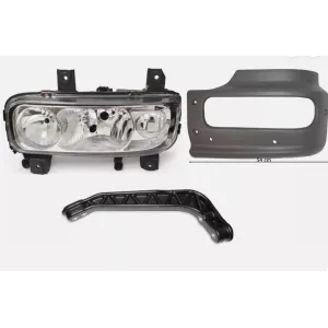 Mercedes Atego 12t Bumper LH (Complete Set With Headlamp And Bracket)
