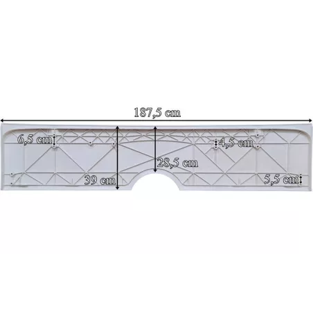 Mercedes Atego / Axor I (2004-) Upper Front Panel