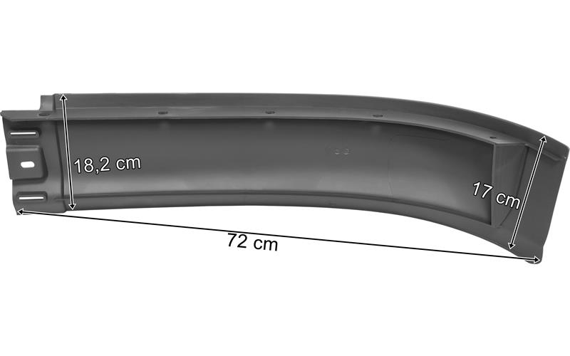 Mercedes Actros (2002-2008) Spoiler Bajo Dch