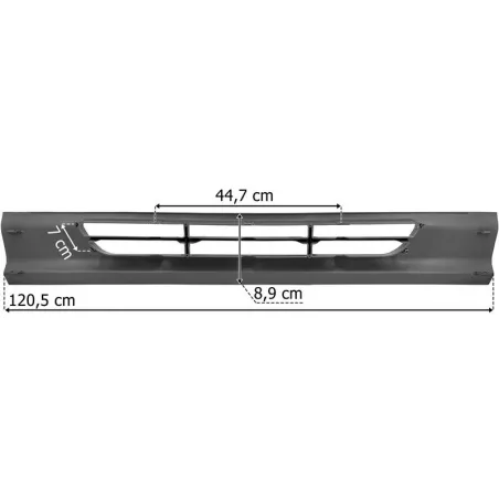 Mercedes Actros MP2 (2002-2008) Spoiler de Pare-chocs Central (Bas)