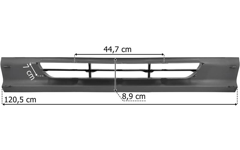 Mercedes Actros MP2 (2002-2008) Spoiler Paragolpes Central (Bajo)