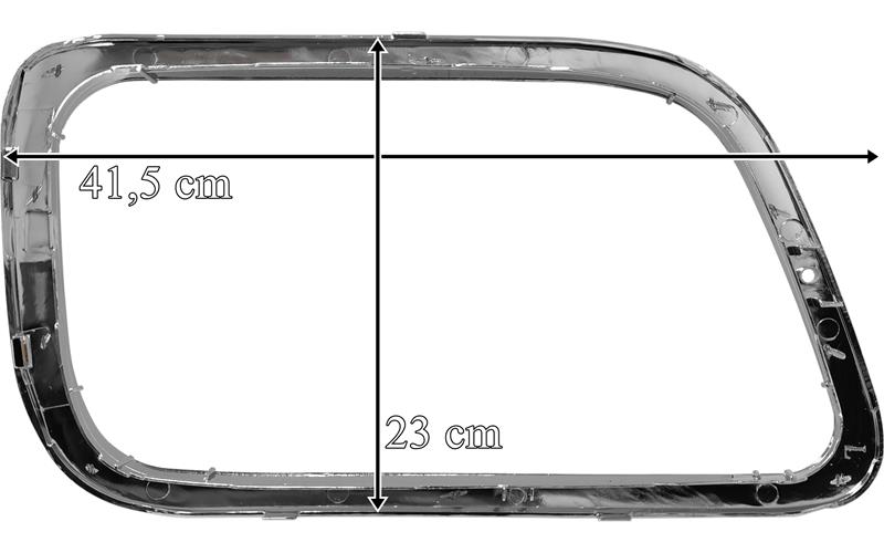 Mercedes Actros MP3 Scheinwerferrahmen Links Chrom