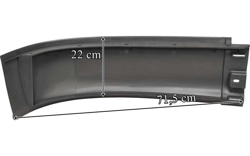 Mercedes Actros (2002-2008) Spoiler Wysoki Lewy