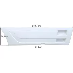 Mercedes Actros Megaspace MP2 Interaxle Side Skirt RH