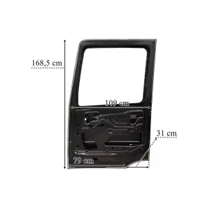 Mercedes Actros MP1 Porte Droite (Construction)