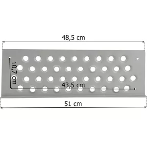 Mercedes Actros MP2 / MP3 Megaspace Plaque Grille de Marche Supérieure Droite / Gauche