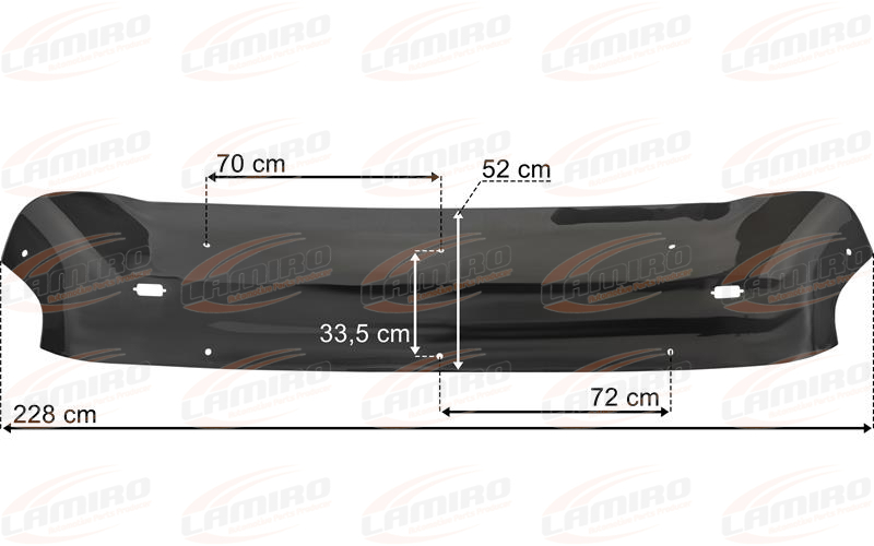 Mercedes Actros MP1 Sun Visor (Low Cab)
