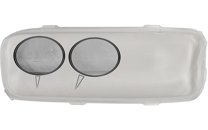 Mercedes Atego MP2 / MP3 / MP4 (2004-) Cristal del Faro Izquierdo
