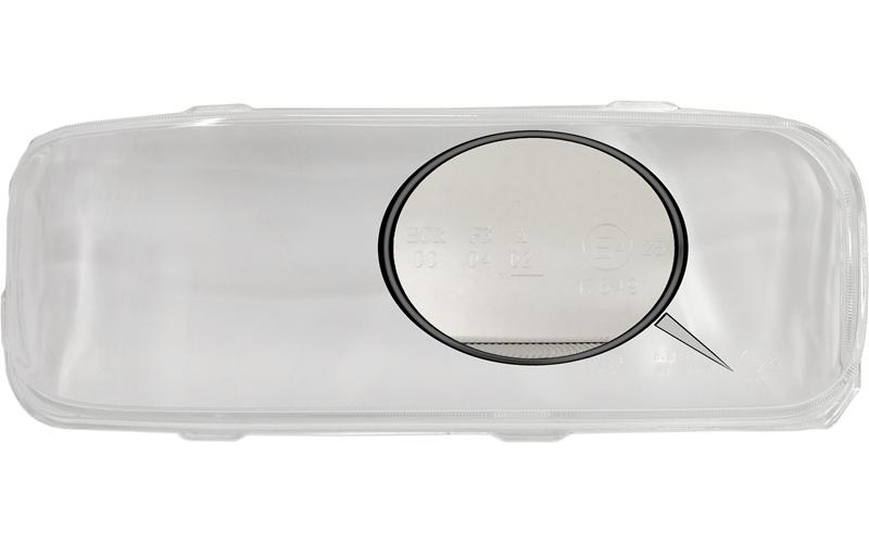 Mercedes Atego MP2 / MP3 / MP4 (2004-) Cristal del Faro Derecho