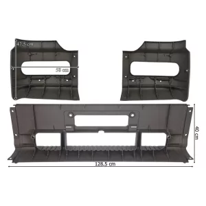 Mercedes Atego 1317 High Bumper (3-piece Set)