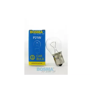 Bosma Bombilla 12V 21W P21W BA15S 25x47 (Paquete Individual)