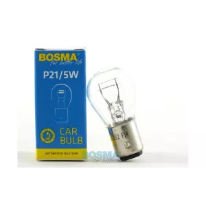 Bosma Bombilla 12V 21 / 5W P21 / 5W BAY15D (Paquete Individual)