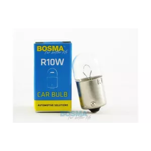 Bosma Bombilla 12V 10W R10W BA15S 18x37 (Paquete Individual)