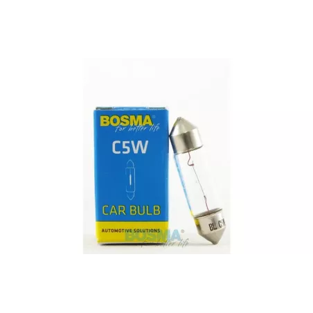 Bosma 12V 5W Glühbirne SV8.5 Kennzeichenbeleuchtung / Innenraum