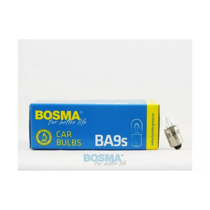 Bosma Glühlampe 12V 2W BA9S