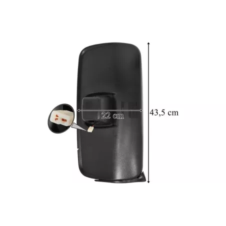 Mercedes Axor / Atego MP2 / MP3 / MP4 Espejo Retrovisor Manual Izq