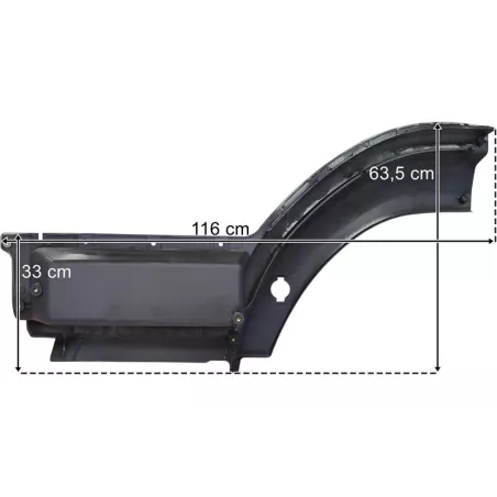 Mercedes Axor / Atego Upper Step RH