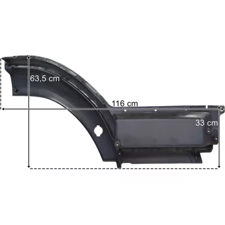 Mercedes Axor / Atego Upper Step LH