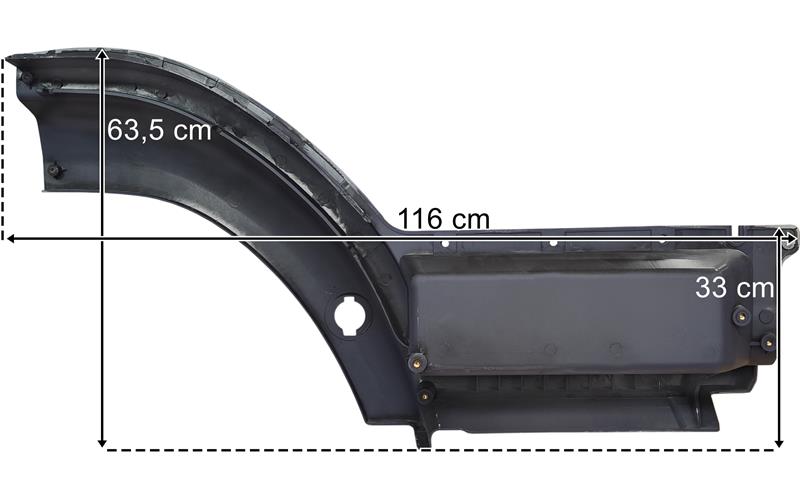 Mercedes Axor / Atego Upper Step LH