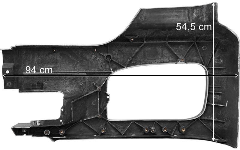 Mercedes Axor MP2 / MP3 Front Bumper RH (Low)