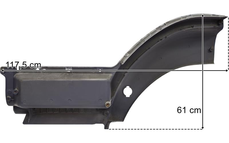 Mercedes Axor / Atego Upper Step RH With Wide Edge