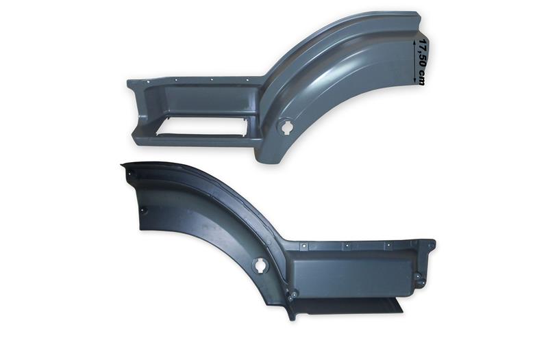 Mercedes Axor / Atego Upper Step LH With Wide Edge