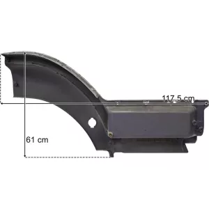Mercedes Axor / Atego Upper Step LH With Wide Edge