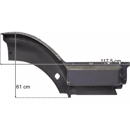 Mercedes Axor / Atego Upper Step LH With Wide Edge