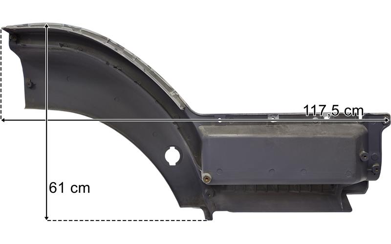 Mercedes Axor / Atego Upper Step LH With Wide Edge