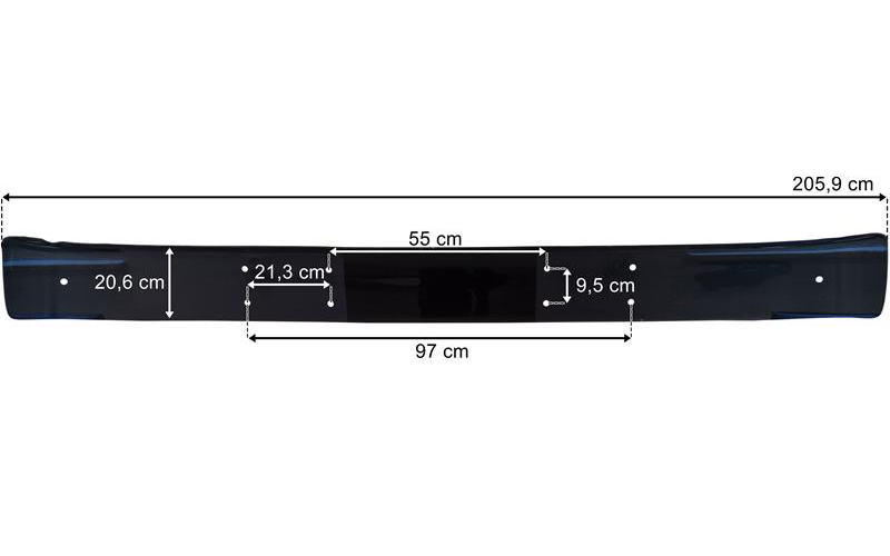 Mercedes Axor / Atego MP1 / MP2 Pare-soleil (Cabine Haute)