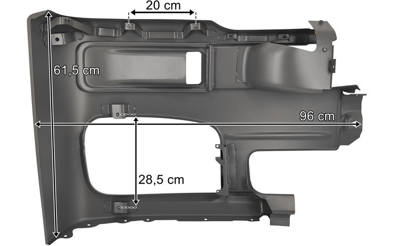 Mercedes Axor Metal Bumper LH (High)