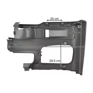 Mercedes Axor Metal Bumper RH Higher