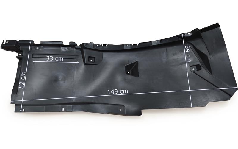 Mercedes Actros MP2 / MP3 RH Medium Undercab Mudguard