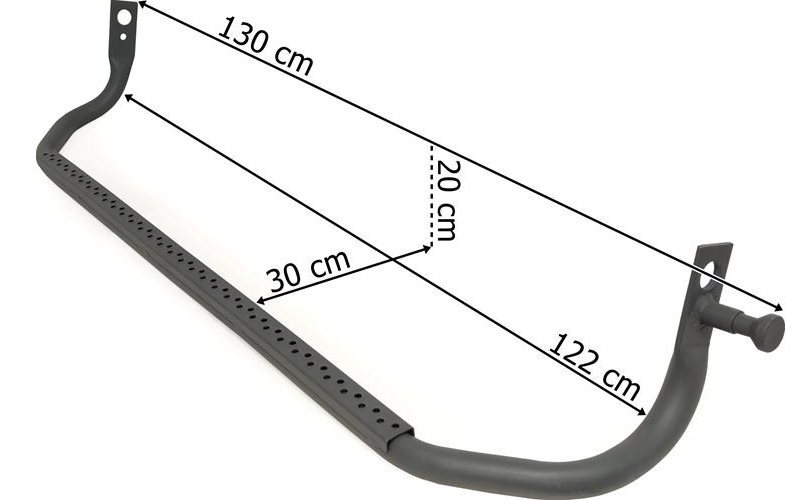 Mercedes Actros MP2 / MP3 Openable Bumper Step