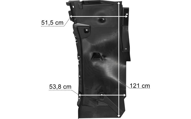 Mercedes Actros MP2 / MP3 Undercab Mudguard RH (Short)